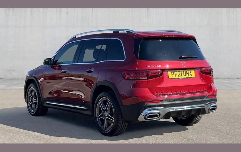 Used Mercedes GLB200 AMG Line Premium 161 HP (118 kW) 2021 Red SUV