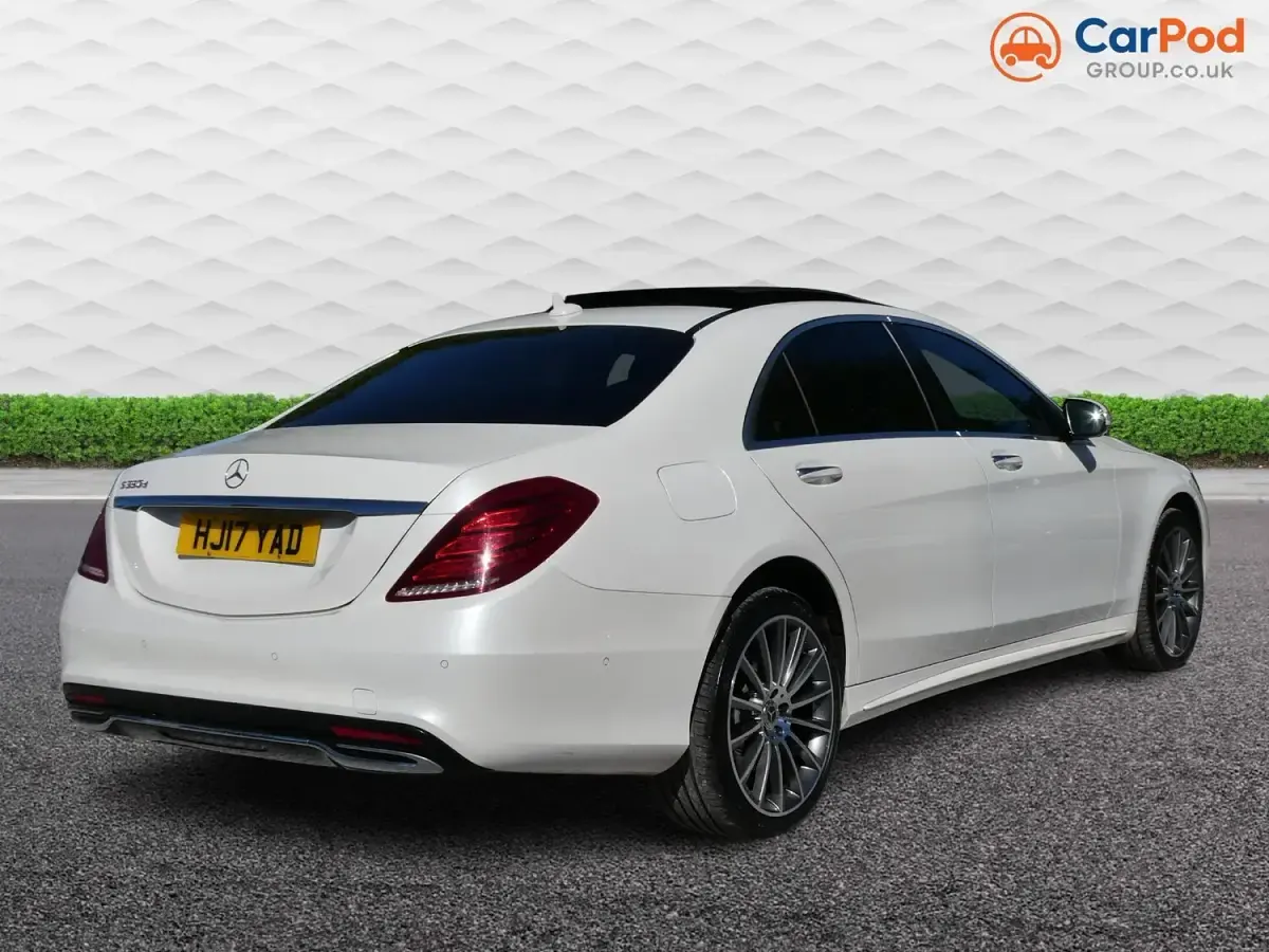 Used Mercedes S350 AMG line 2017 White Sedan