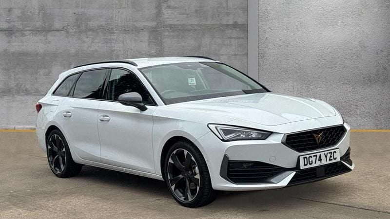 White Used 2024 Cupra Leon Estate | £21,290 (Fair price) - Image 1/4