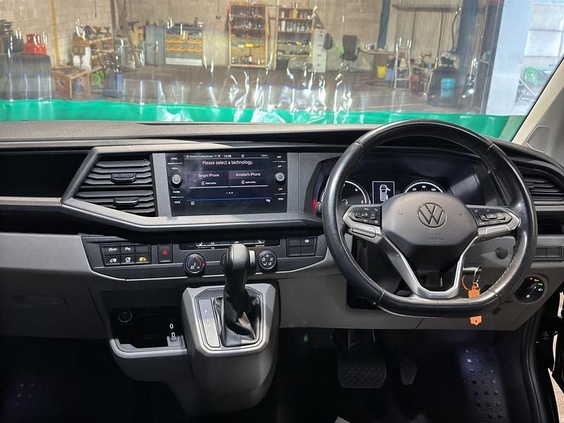 Used VW T6.1 Highline 150 HP (110 kW) 2023 Black Van