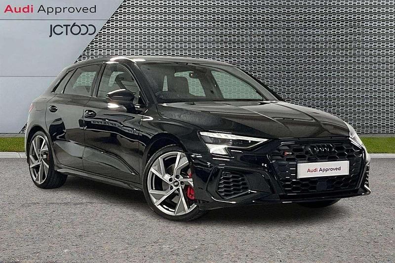 Black Used 2023 Audi S3 Comfort Hatchback | £38,681 (Expensive) - Image 1/4