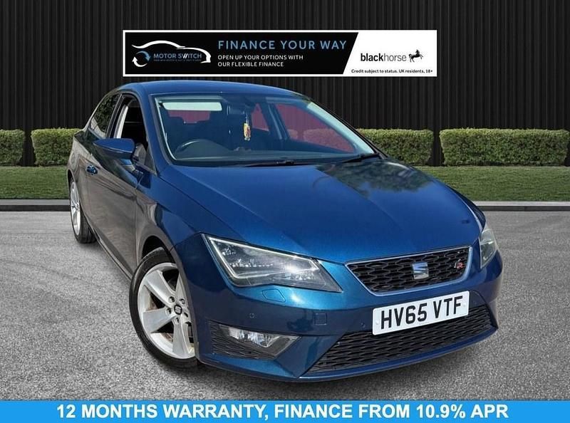 Blue Used 2015 Seat Leon FR Sport Coupe | £5,195 (Fair price) - Image 1/3