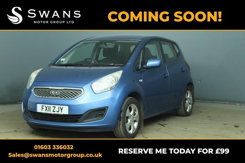 Used Kia Venga 89 HP (65 kW) 2011 Blue Hatchback