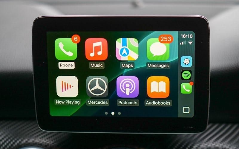 Used Mercedes A200 AMG line 156 HP (114 kW) 2017 Grey Hatchback