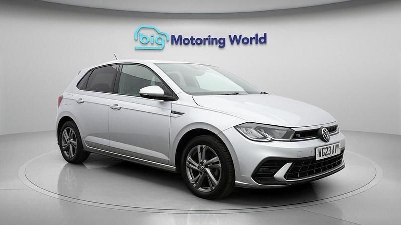 Used VW Polo R-line 95 HP (69 kW) 2023 Silver Hatchback