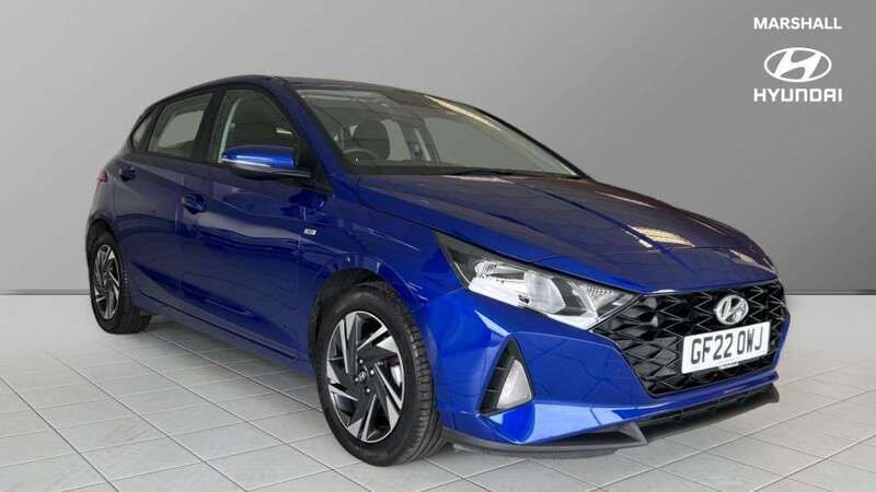 Blue Used 2022 Hyundai i20 SE Hatchback | £14,007 (Fair price) - Image 1/4