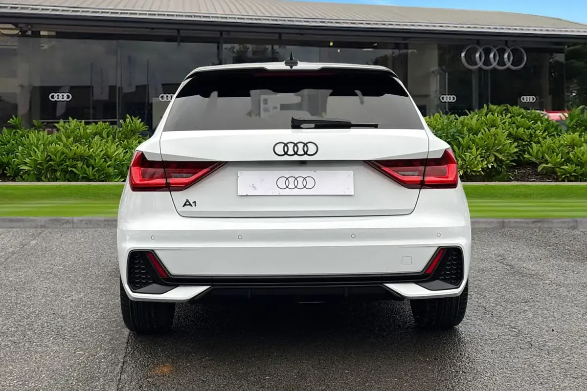 New Audi A1 Sportback Black Edition 2025 White Hatchback