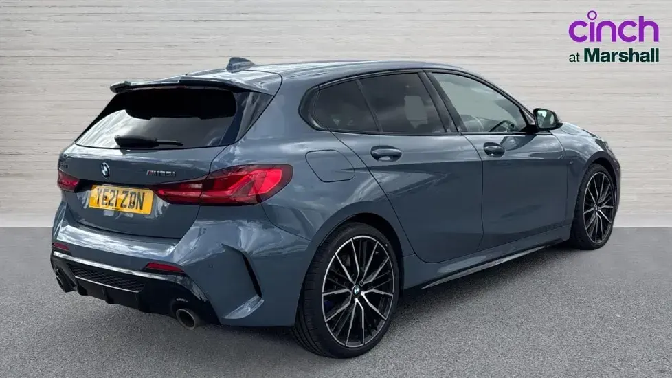 Used BMW M135 Comfort Edition 306 HP (225 kW) 2021 Grey Hatchback