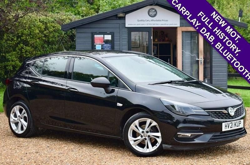 Black Used 2021 Vauxhall Astra SRi Hatchback | £8,995 (Good price) - Image 1/3
