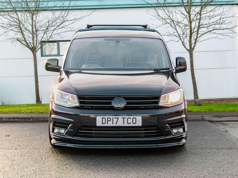 Used VW Caddy Black Edition 102 HP (75 kW) 2017 Black MPV