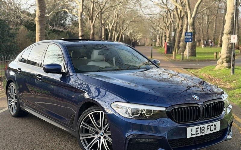 Used BMW 520 M Sport 190 HP (139 kW) 2018 Blue Sedan