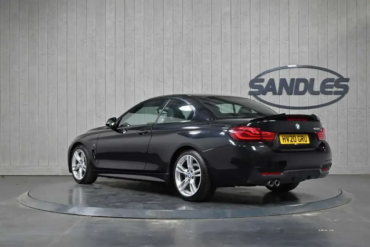 Used BMW 420 Cabriolet M Sport 184 HP (135 kW) 2020 Black Cabriolet