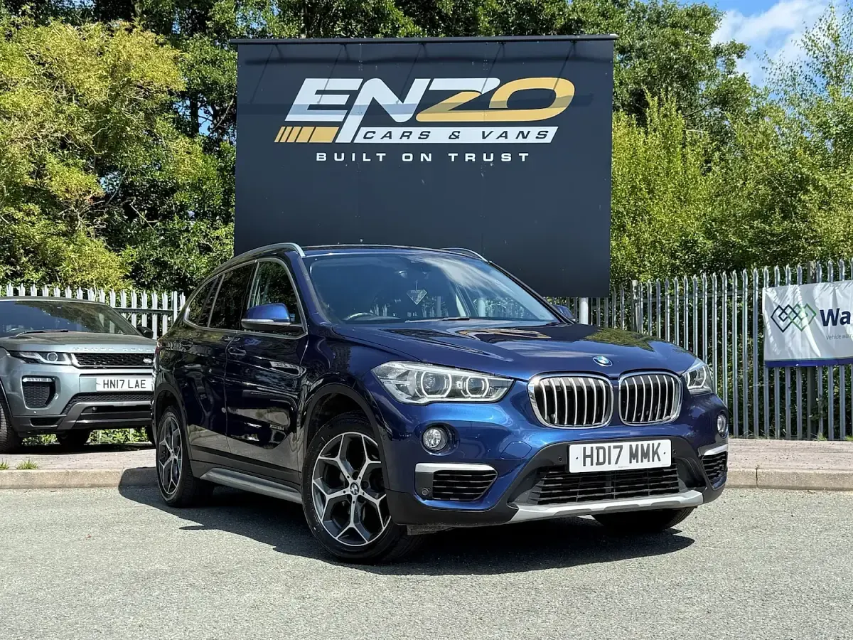 Used BMW X1 xLine 150 HP (110 kW) 2017 Blue SUV
