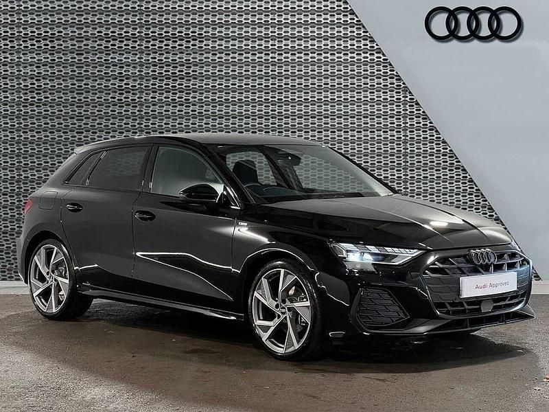 Used Audi A3 Black Edition 150 HP (110 kW) 2025 Black Hatchback