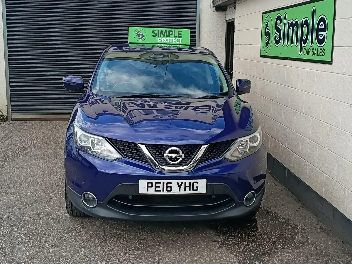 Used Nissan Qashqai N-Connecta 115 HP (84 kW) 2016 Blue SUV