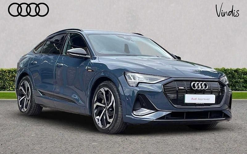 Blue Used 2022 Audi e-tron Sportback Black Edition SUV | £32,400 (Expensive) - Image 1/4