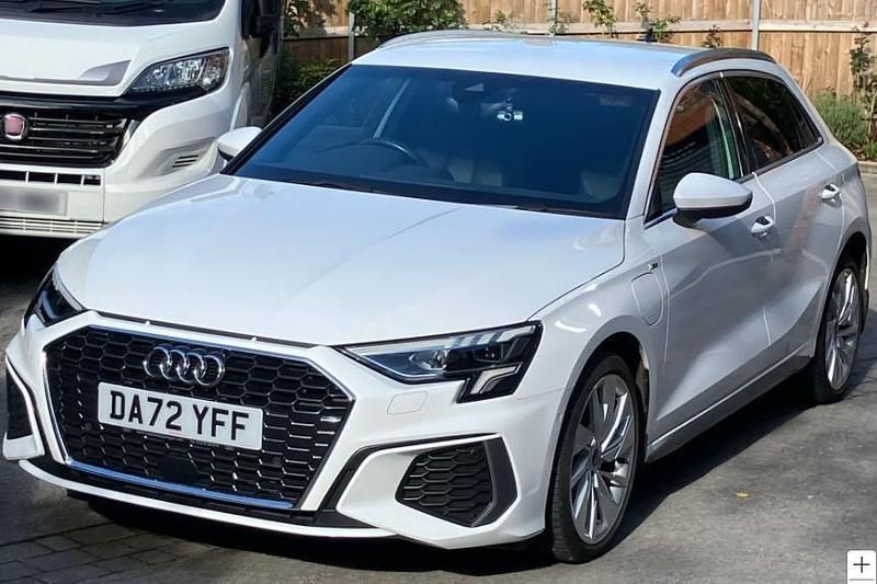 White Used 2022 Audi A3 e-tron S-Line Hatchback | £21,499 (Fair price) - Image 1/1