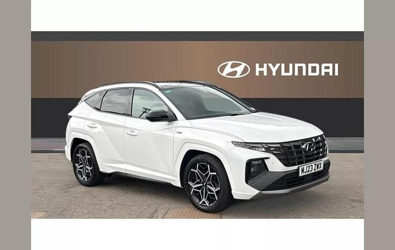 White Used 2023 Hyundai Tucson N Line SUV | £25,158 (A bit pricey) - Image 1/4