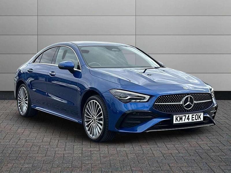 Blue Used 2024 Mercedes CLA250e AMG Line Premium Sedan | £29,695 (Fair price) - Image 1/4