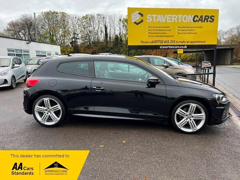 Black Used 2016 VW Scirocco R-line Coupe | £11,995 - Image 1/2