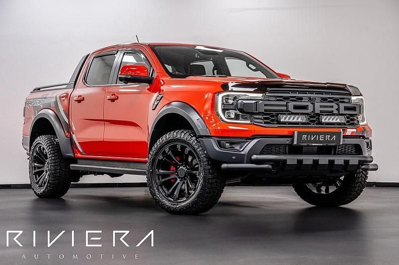 Code orange (premium paint) Used 2024 Ford Ranger Raptor Pickup | £52,995 (Fair price) - Image 1/4
