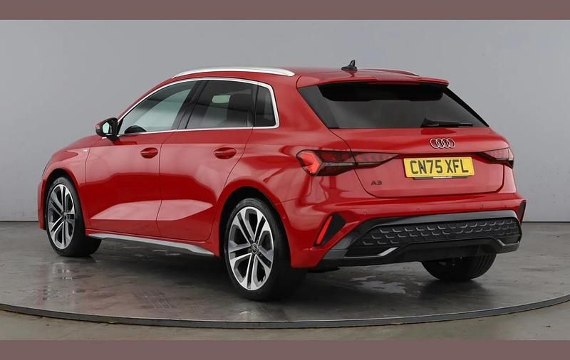 Used Audi A3 S-Line 147 HP (108 kW) 2025 Red Hatchback