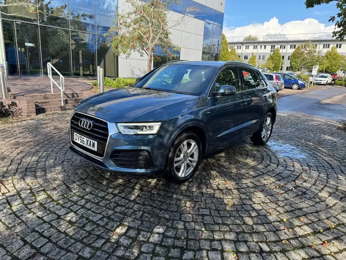 Used Audi Q3 S-Line 150 HP (110 kW) 2016 Blue SUV