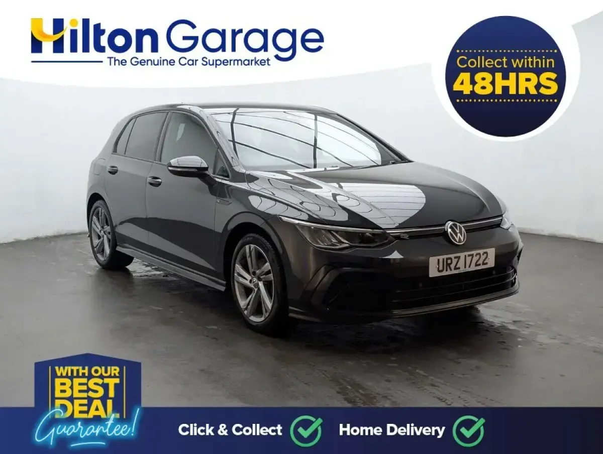Begagnad VW Golf VIII R-line 150 HK (110 kW) 2022 Grå Halvkombi