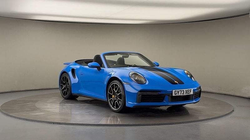 Blue Used 2023 Porsche 911 Turbo S Cabriolet Cabriolet | £153,500 (Fair price) - Image 1/4