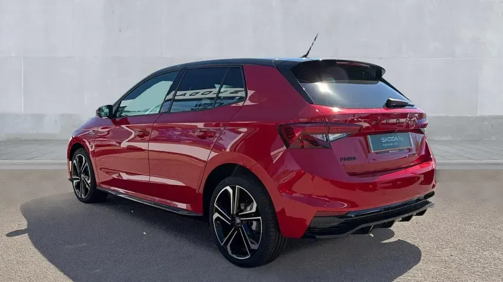Used Skoda Fabia Monte Carlo 150 HP (110 kW) 2026 Velvet red metallic black magic pearl effect Hatchback