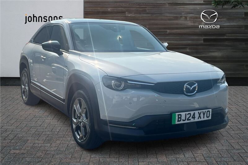 White Used 2024 Mazda MX30 Makoto SUV | £16,490 (Fair price) - Image 1/4
