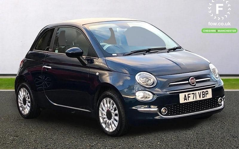 Used Fiat 500C Dolcevita 69 HP (50 kW) 2021 Blue Cabriolet