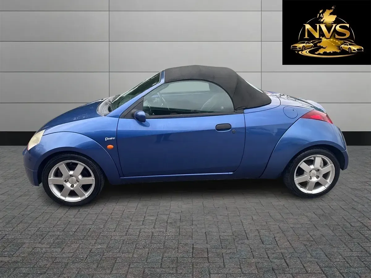 Used Ford StreetKa 95 HP (69 kW) 2005 Blue Cabriolet