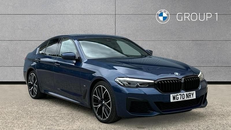 Blue Used 2020 BMW 530 M Sport Sedan | £26,995 (Expensive) - Image 1/4