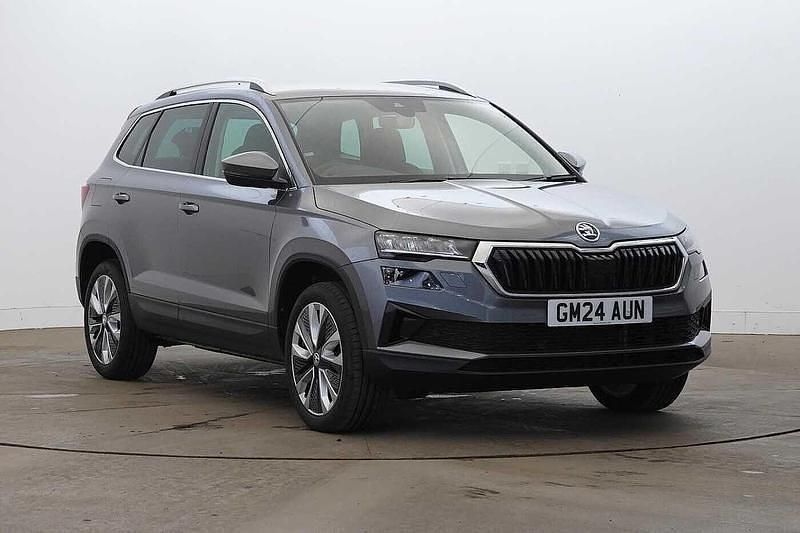 Graphite grey metallic Used 2024 Skoda Karoq SE L SUV | £21,349 (Fair price) - Image 1/4