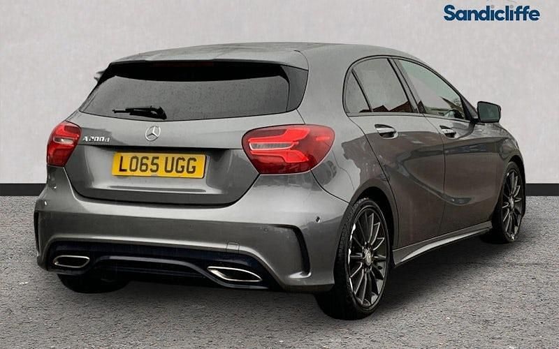 Used Mercedes A200 AMG Line Premium Plus 136 HP (100 kW) 2018 Grey Hatchback