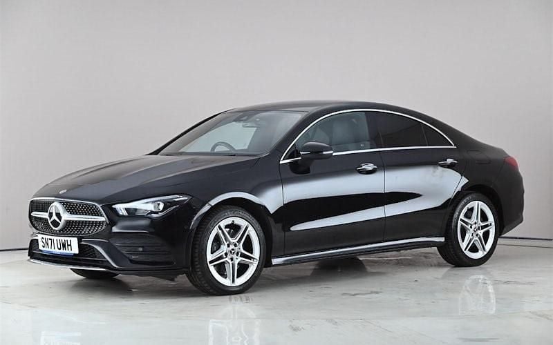Used Mercedes CLA250e AMG Line Premium 218 HP (160 kW) 2021 Black Sedan