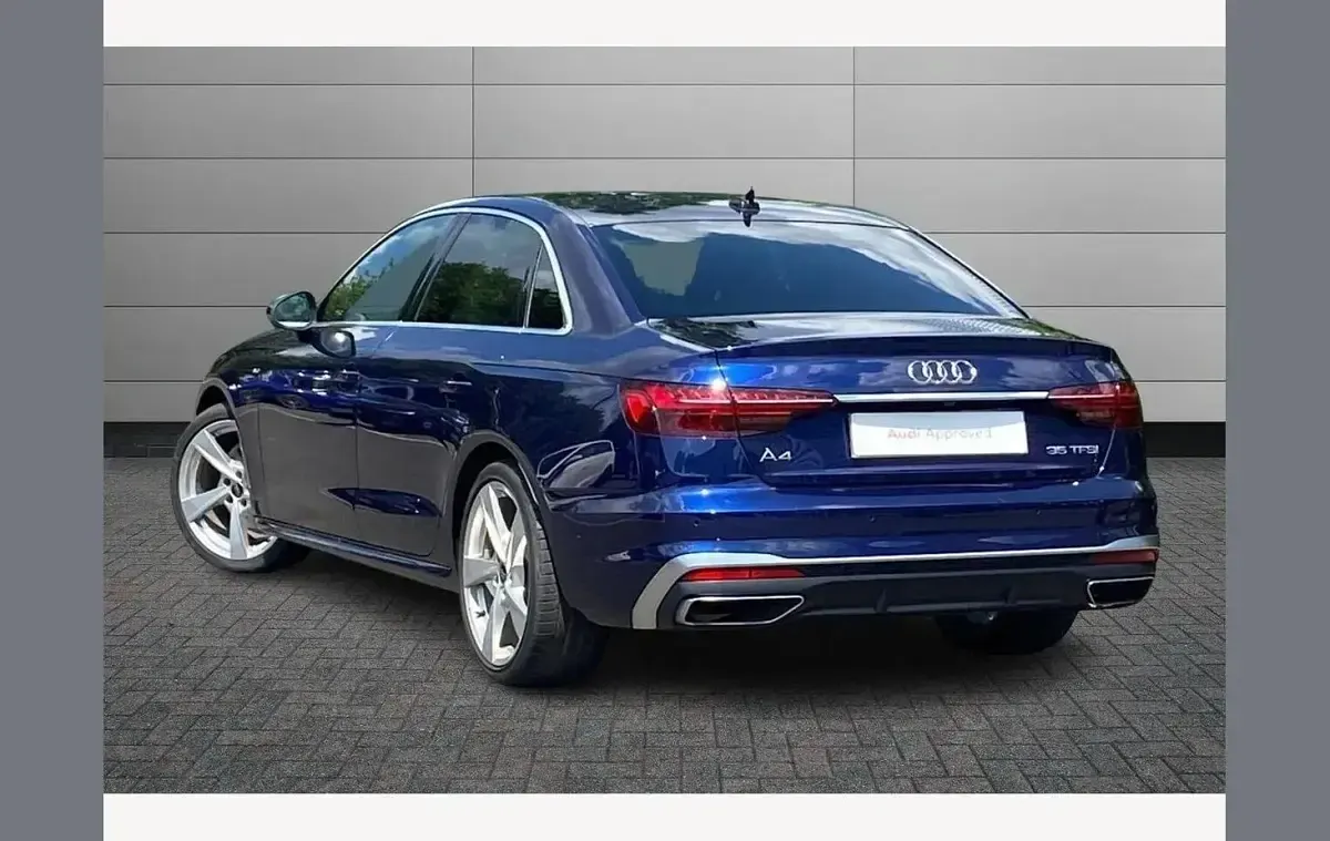 Used Audi A4 S-Line 150 HP (110 kW) 2023 Blue Sedan