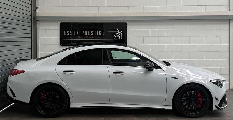 Used Mercedes CLA45 AMG AMG 421 HP (309 kW) 2021 White Coupe