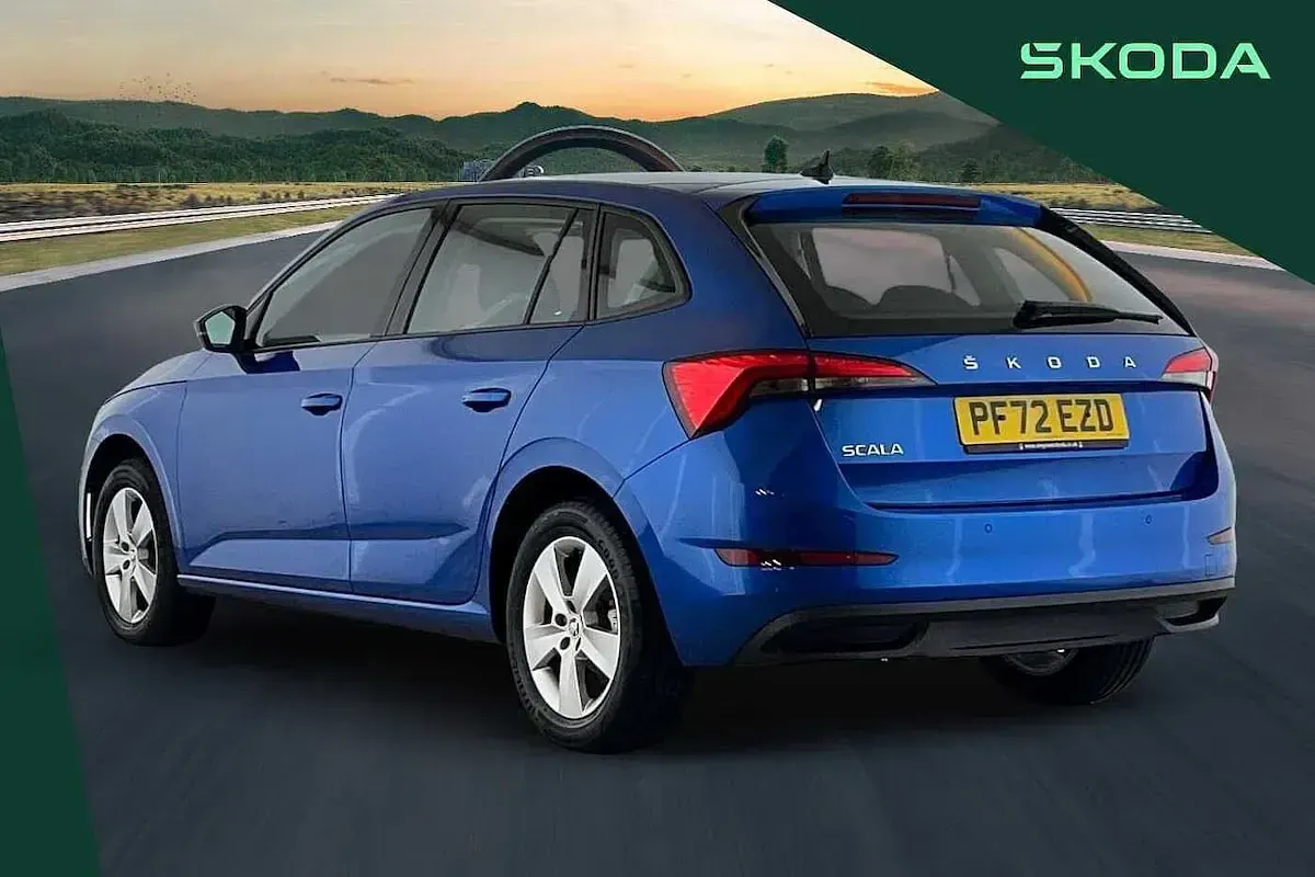 Used Skoda Scala SE 150 HP (110 kW) 2022 Blue Hatchback