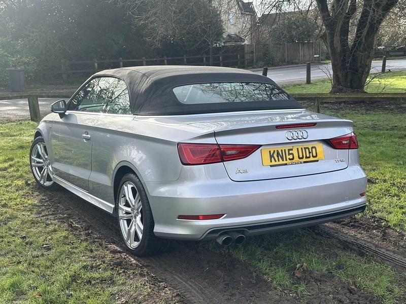 Used Audi A3 Cabriolet S-Line 2015 Silver Cabriolet