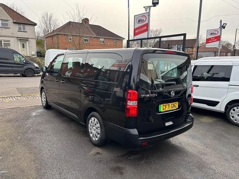 Used Vauxhall Vivaro Edition 100 kW (136 HP) 2021 Black MPV