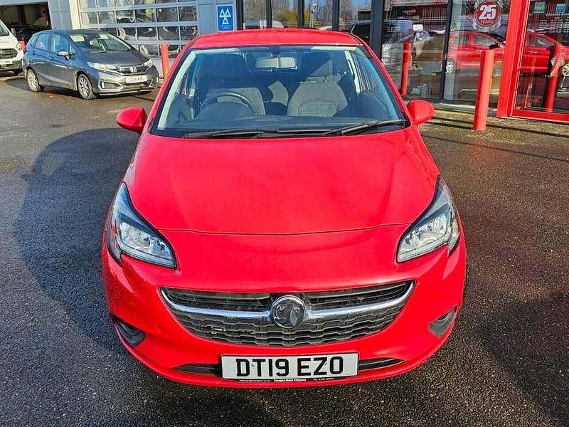 Used Vauxhall Corsa Design Edition 75 HP (55 kW) 2019 Red Hatchback