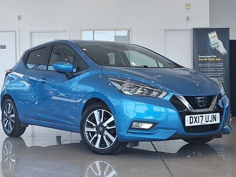 Blue Used 2017 Nissan Micra N-Connecta Hatchback | £8,298 (Fair price) - Image 1/4