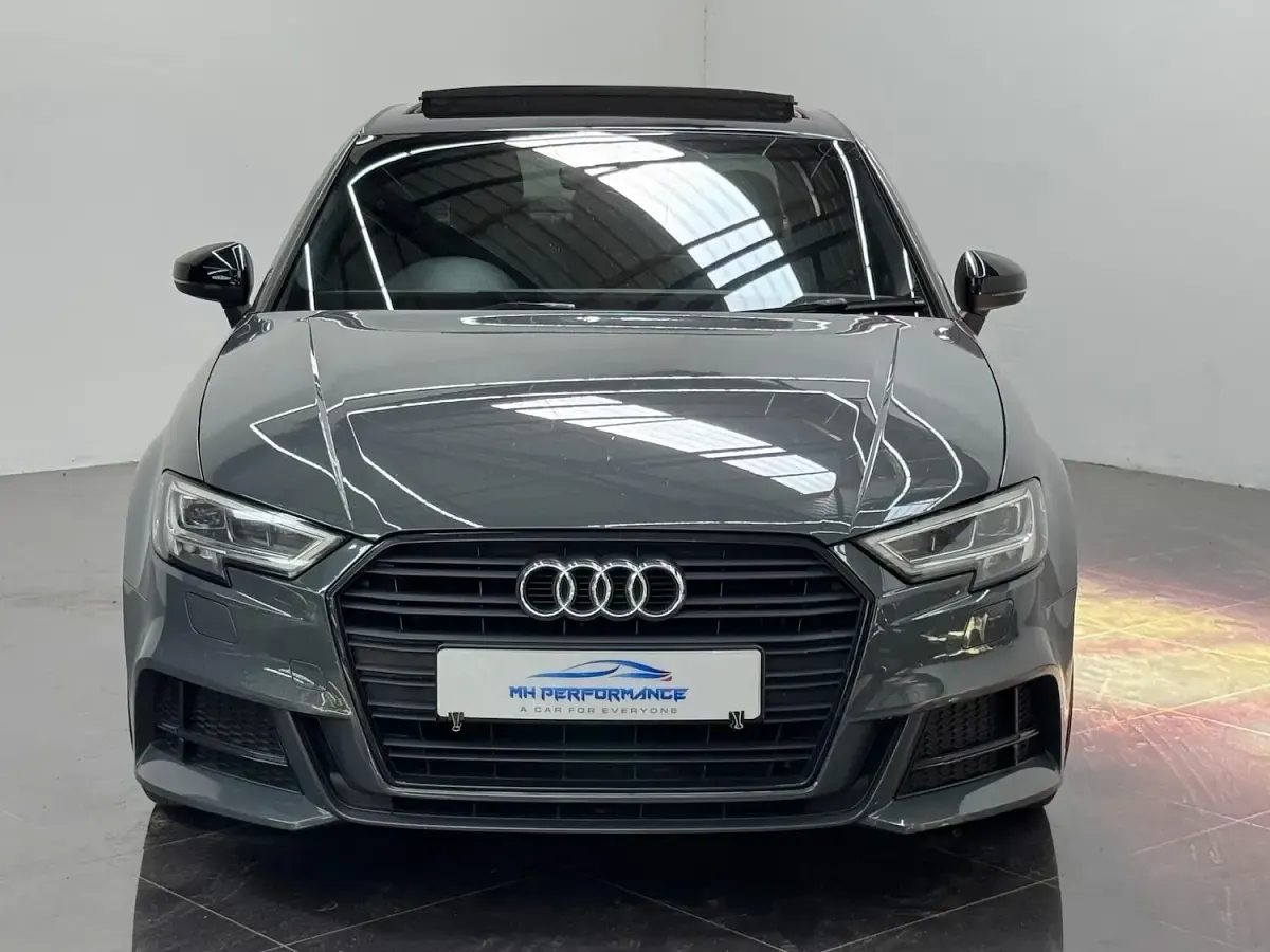Used Audi A3 Black Edition 150 HP (110 kW) 2018 Grey Sedan