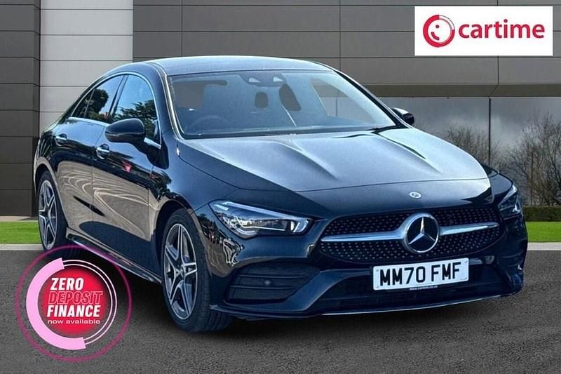 Used Mercedes CLA220 AMG line 190 HP (139 kW) 2020 Black Sedan