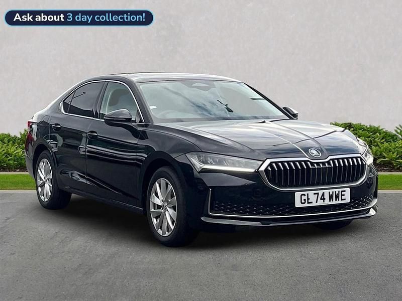 Black New 2024 Skoda Superb SE Technology Hatchback | £26,994 (Good price) - Image 1/4
