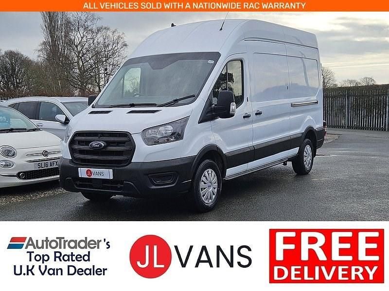 Frozen white (solid colour) Used 2022 Ford Transit | £17,450 (Good price) - Image 1/3