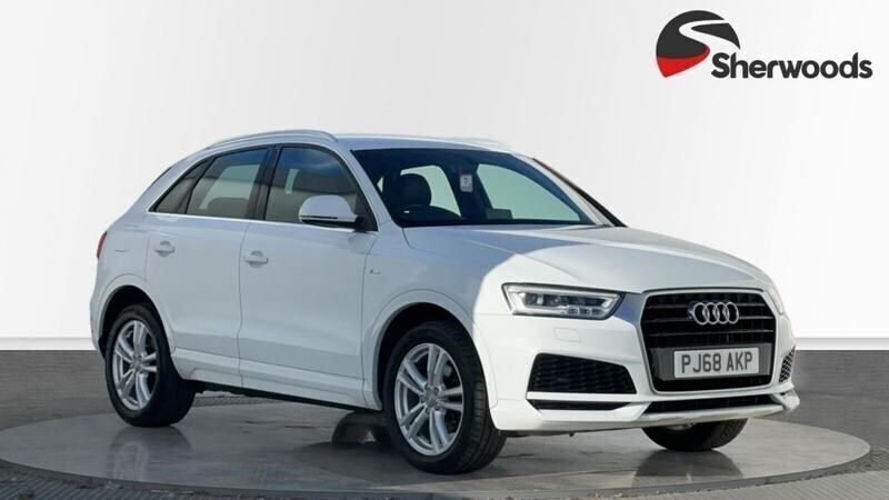 White Used 2018 Audi Q3 S-Line SUV | £16,252 (Super price) - Image 1/4