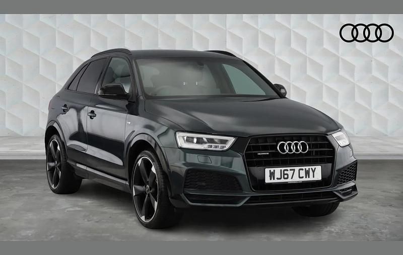 Used Audi Q3 Black Edition 184 HP (135 kW) 2017 Green SUV